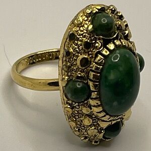 Elegant Green Stone Ring